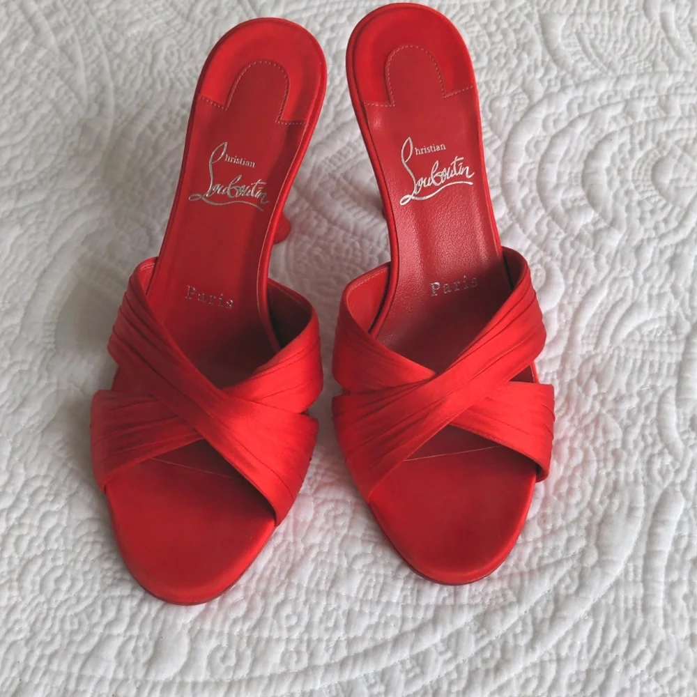 Christian Louboutin Nicol Back Open Toe Mules - Picture 5 of 11